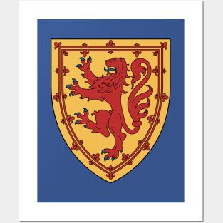 Royal Scottish Rampant Lion Posters and Art